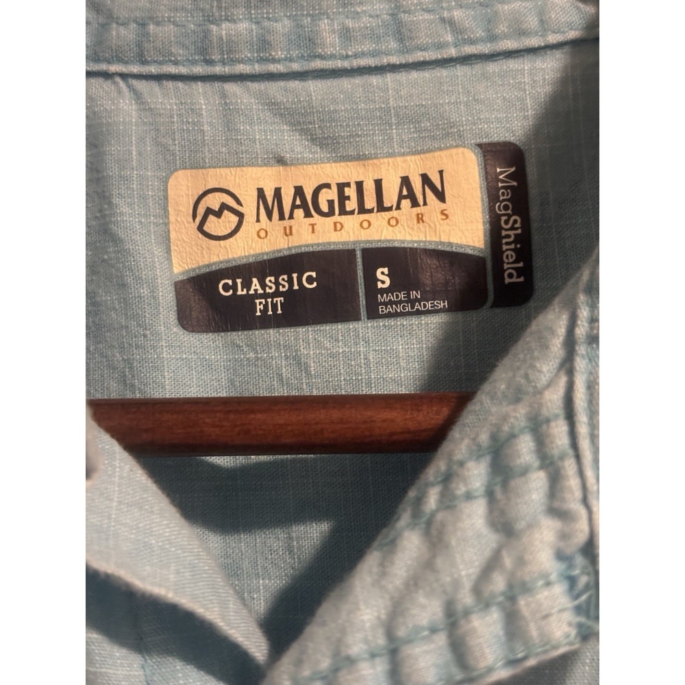Magellan Shirt Fishing Gear Men's Short Sleeve Button Down Small - Picture 4 of 7